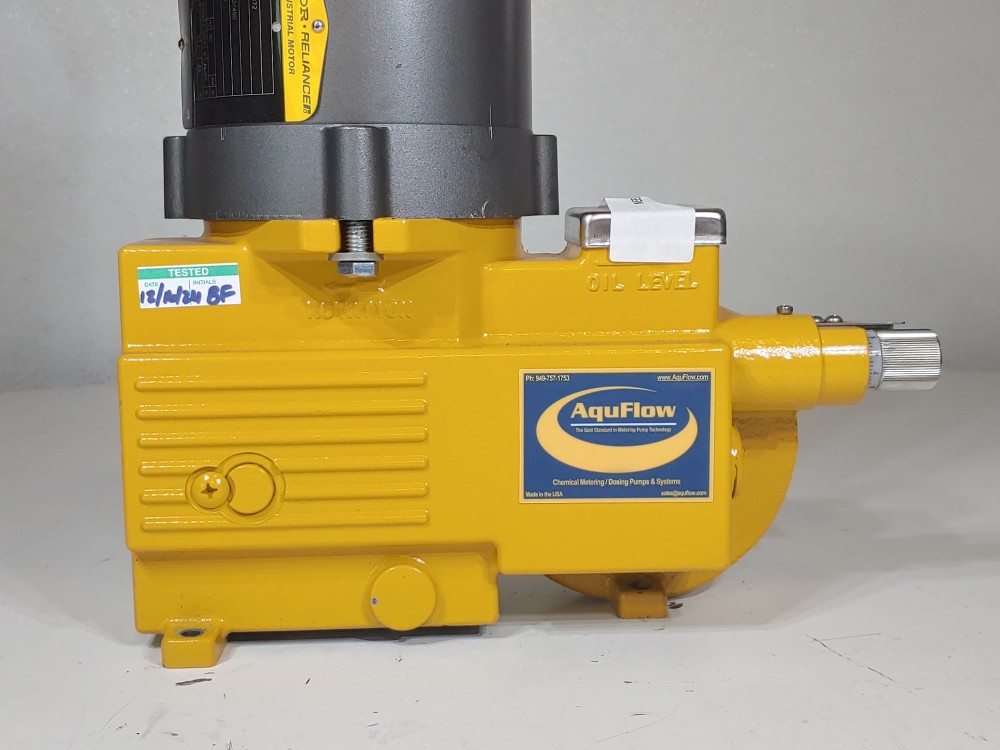 Aquflow CJ4-T11317-04014HP  Chemical Metering Pump w/Baldor Motor