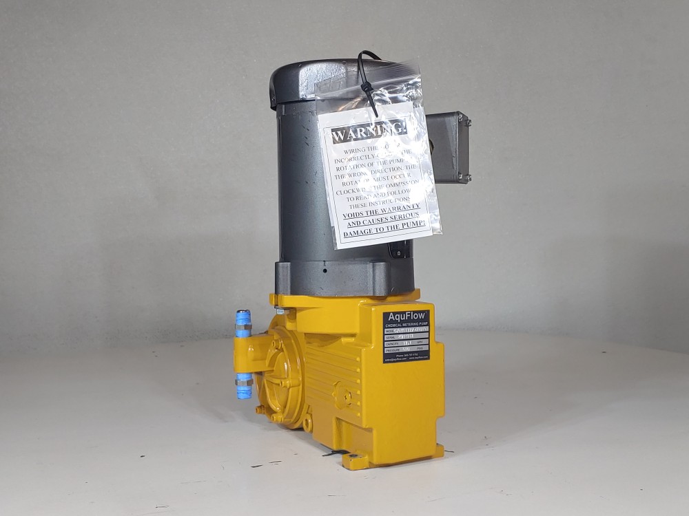 Aquflow CJ4-T11317-04014HP  Chemical Metering Pump w/Baldor Motor