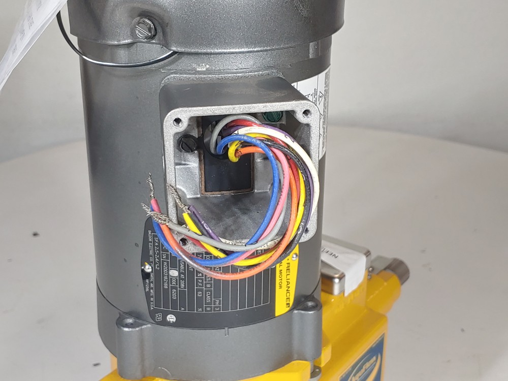 Aquflow CJ4-T11317-04014HP  Chemical Metering Pump w/Baldor Motor