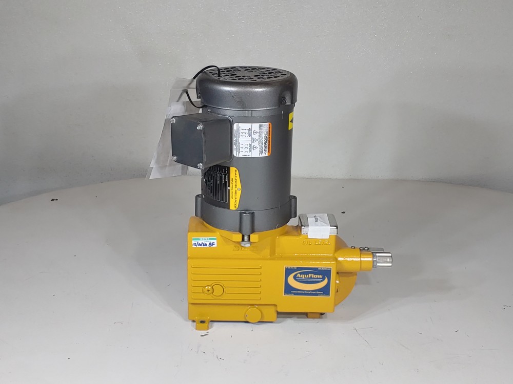 Aquflow CJ4-T11317-04014HP  Chemical Metering Pump w/Baldor Motor