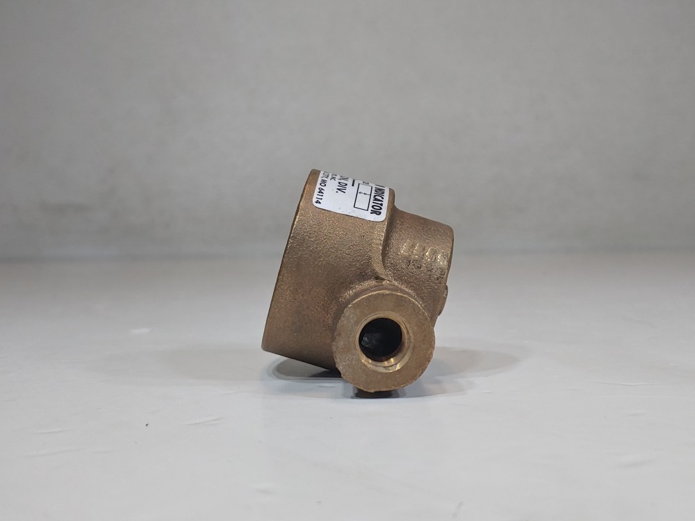 W.E. Anderson Dwyer #100 1/4" NPT Bronze Midwest Sight Flow Indicator W/ Rotor 