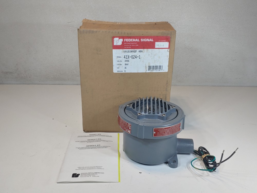 Federal Signal 41X-024-1 Class 1Horn Explosion-Proof