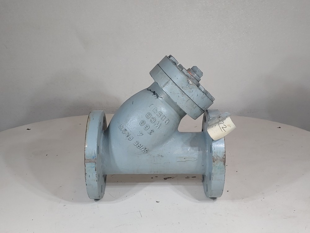 Sure Flow 4" 300# WCB Flanged Y-Strainer YFC300