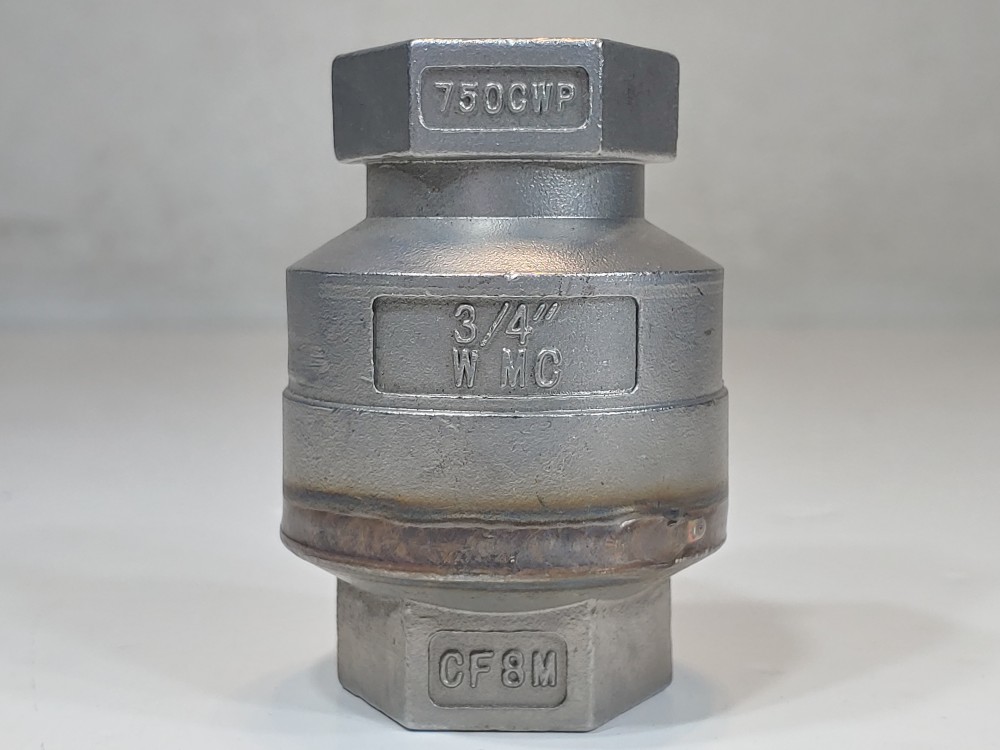 Watson McDaniel WSSCV-13 316SS Check Valve 3/4" NPT 