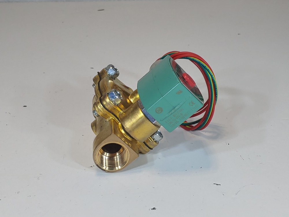 Asco Red-Hat 2-Way, 2-Position 3/4" NPT Solenoid Valve, Cat No. 8210G003