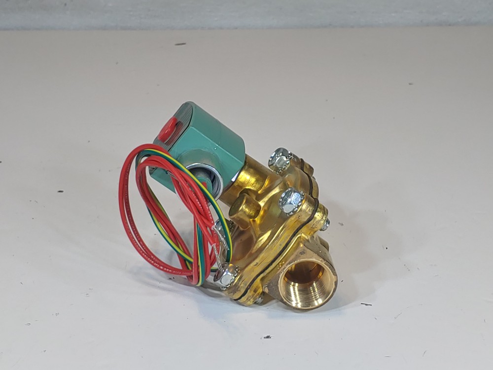 Asco Red-Hat 2-Way, 2-Position 3/4" NPT Solenoid Valve, Cat No. 8210G003
