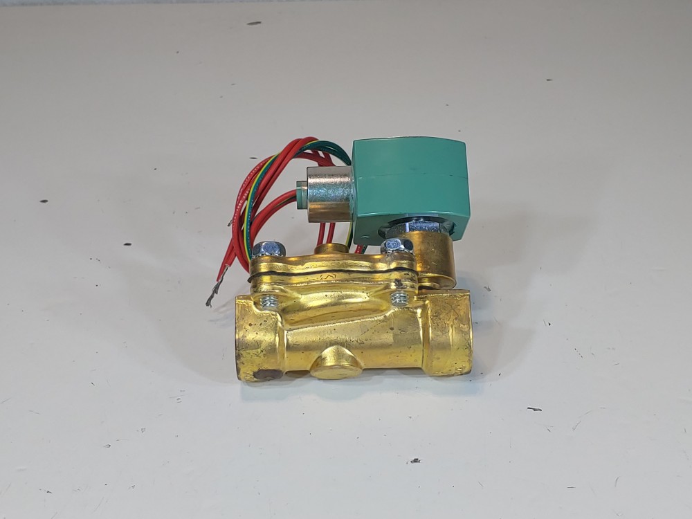 Asco Red-Hat 2-Way, 2-Position 3/4" NPT Solenoid Valve, Cat No. 8210G003