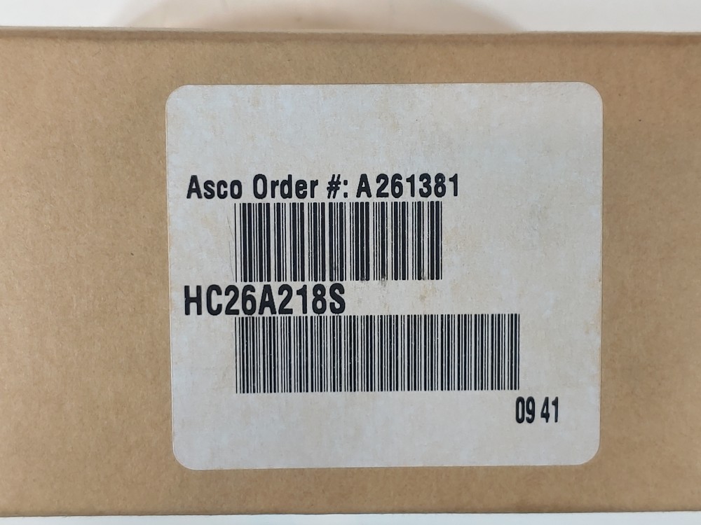 Asco HC26A218S Pressure Switch 125 VAC