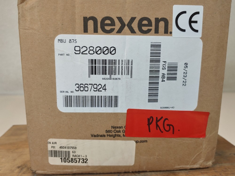 Nexen 928000 Engaged Motor / Foot Mount Brake 7/8" Bore