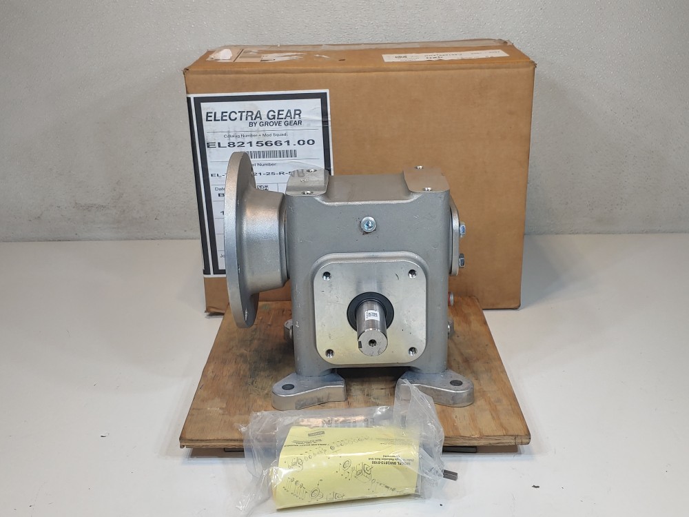 ELECTRA-GEAR EL-TMQ-821-25-R-56 (SP) Ratio: 25:1 Iron Worm Gear 