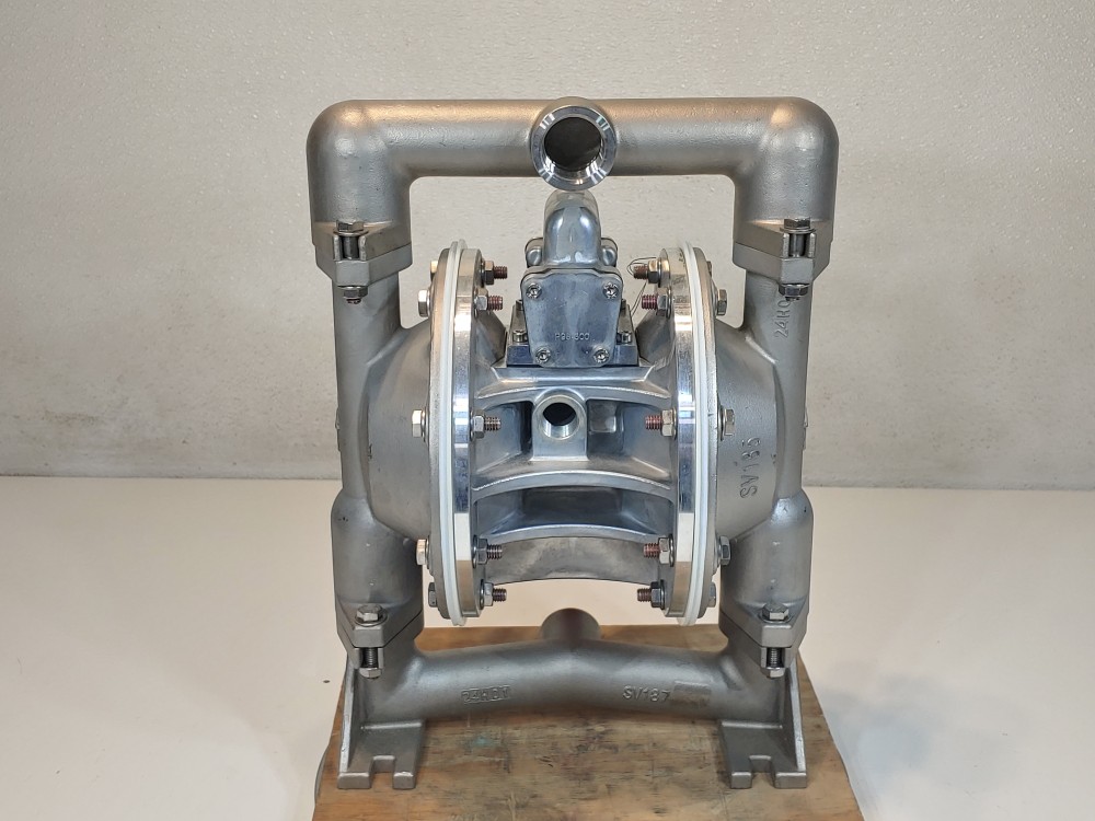 Versamatic E1SA5T559C-ATEX 1" Air 316SS Double Diaphragm Pump 