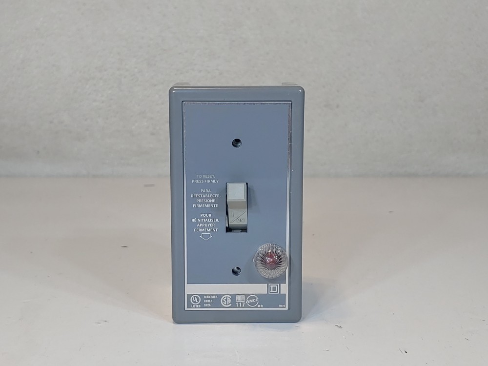 Square D Manual Motor Stater 2510FG1P Thermal Protection Toggle Switch