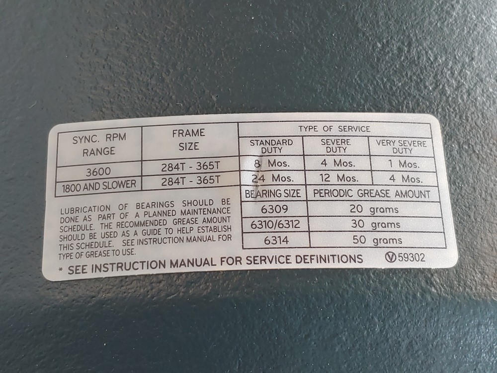 Toshiba 40 HP 1775 RPM Electric Motor 0404XDSB41A-P