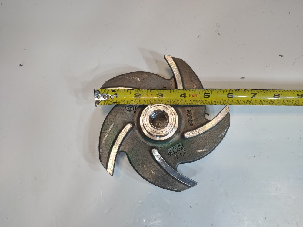 Goulds 56206 Pump Impeller  5-Vane 6" CF8M 