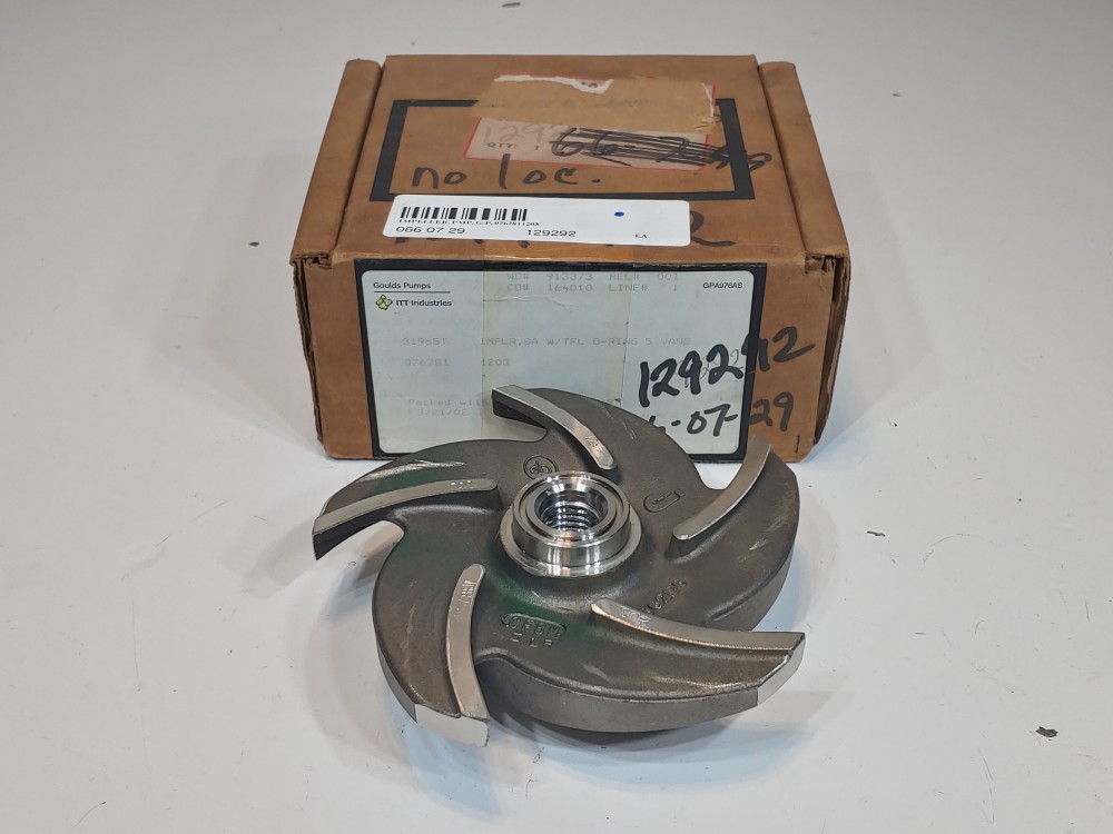 Goulds 56206 Pump Impeller  5-Vane 6" CF8M 