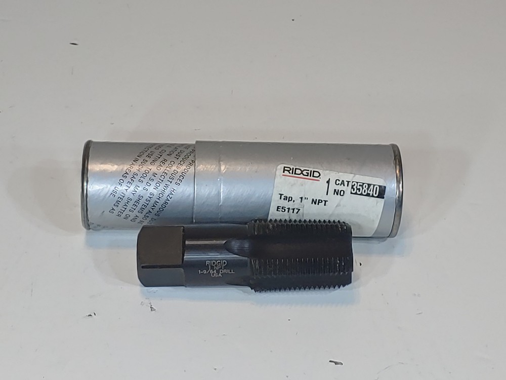 Ridgid 1" NPT E5117 Manual Pipe Tap Catalog: 35840