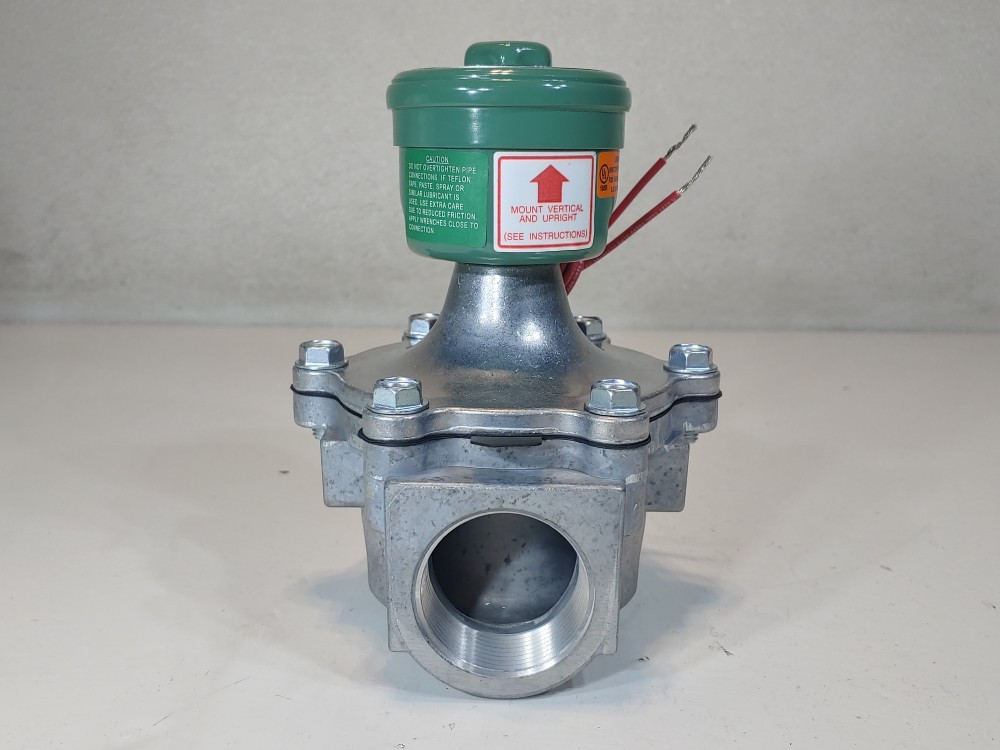 Asco 1-1/2" FNPT 2-Way Solenoid Valve EF8215B070/ EF80171