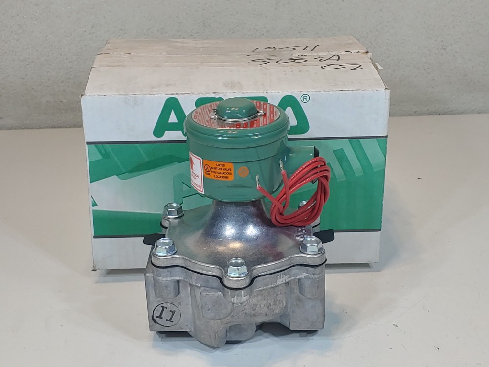 Asco 1-1/2" FNPT 2-Way Solenoid Valve EF8215B070/ EF80171