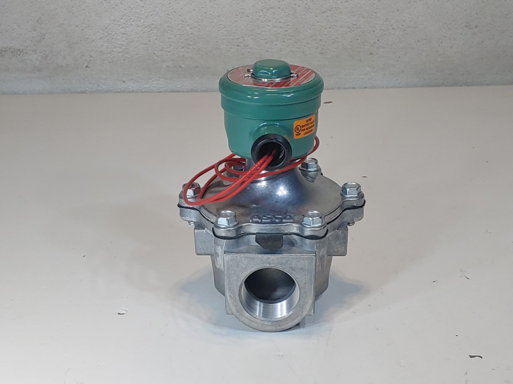 Asco 1-1/4" FNPT 2-Way Solenoid Valve EF8215B060/EF80171