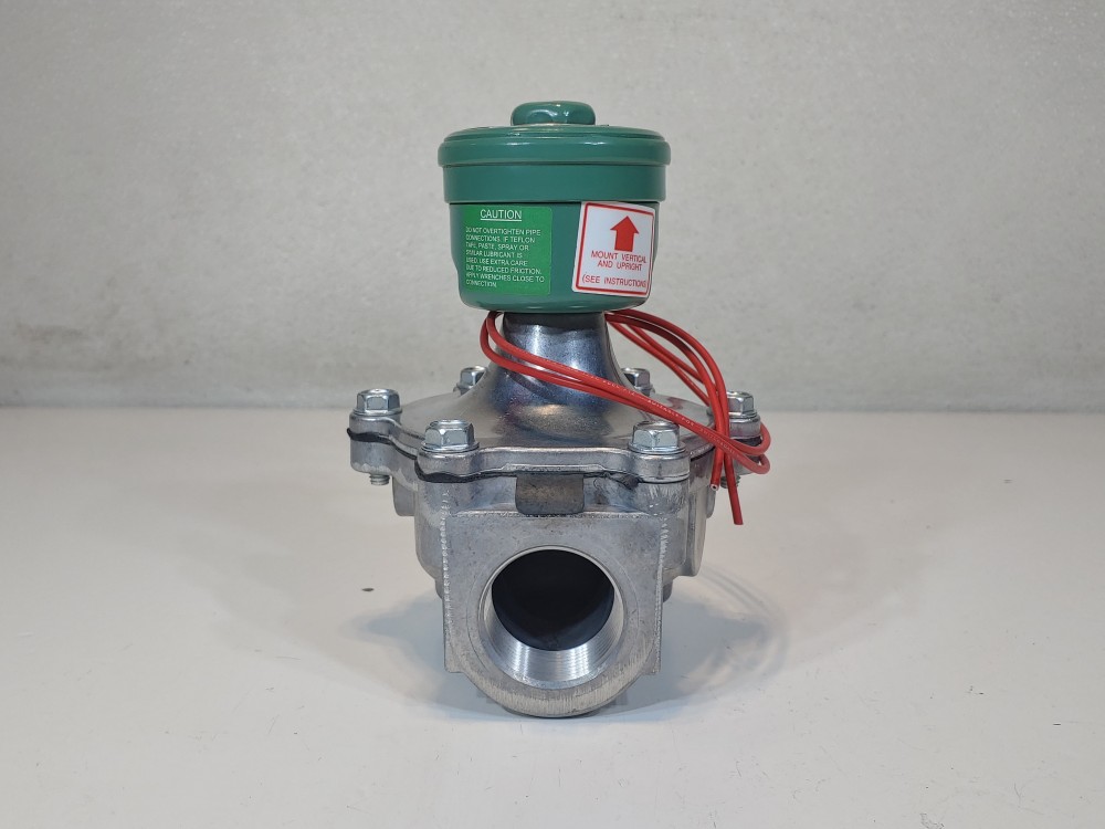 Asco 1-1/4" FNPT 2-Way Solenoid Valve EF8215B060/EF80171