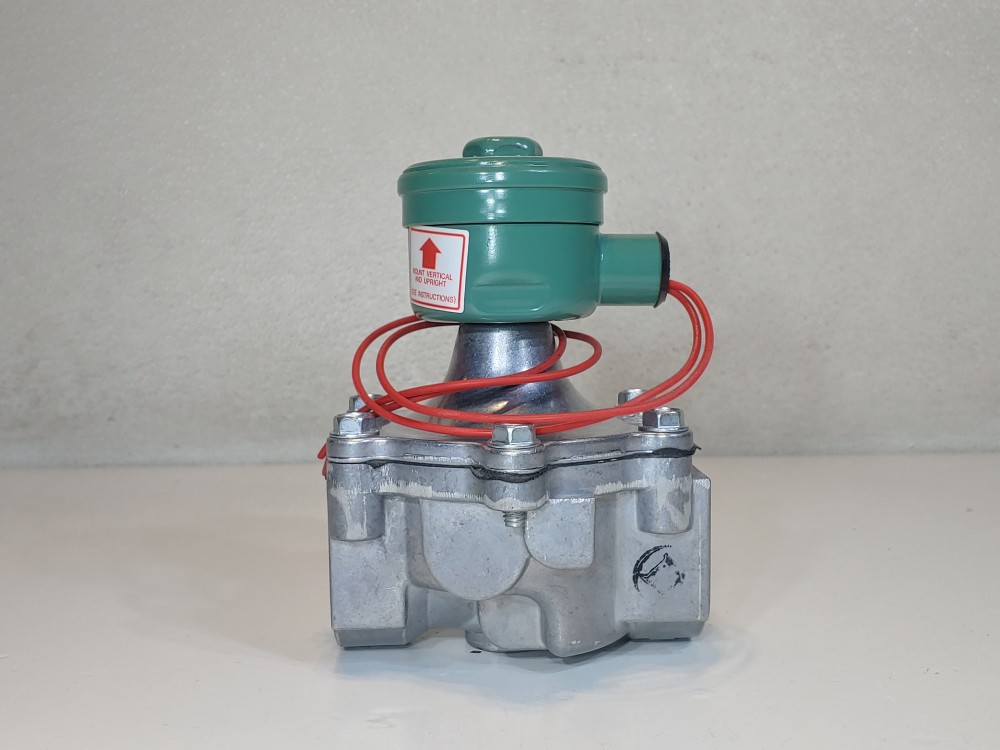 Asco 1-1/4" FNPT 2-Way Solenoid Valve EF8215B060/EF80171