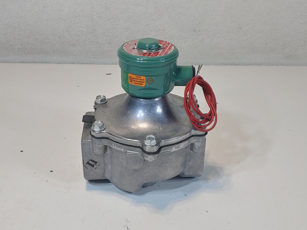 Asco 2" FNPT 2-Way Solenoid Valve EF8215B080/EF80171