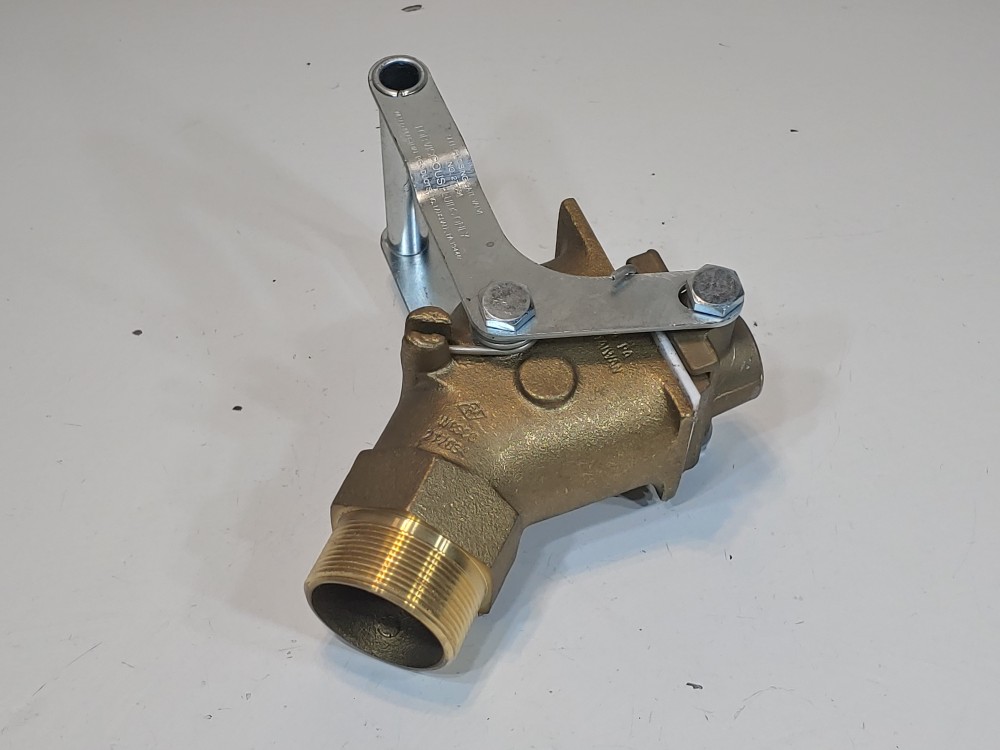 Wesco Self Closing Heavy Duty Brass Gate Valve 2" NPT