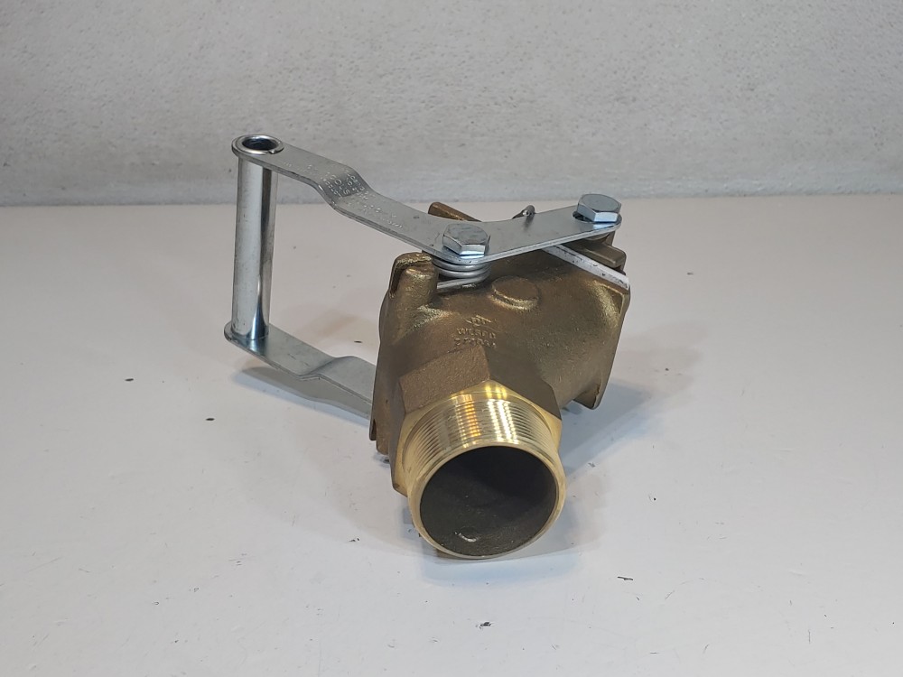 Wesco Self Closing Heavy Duty Brass Gate Valve 2" NPT