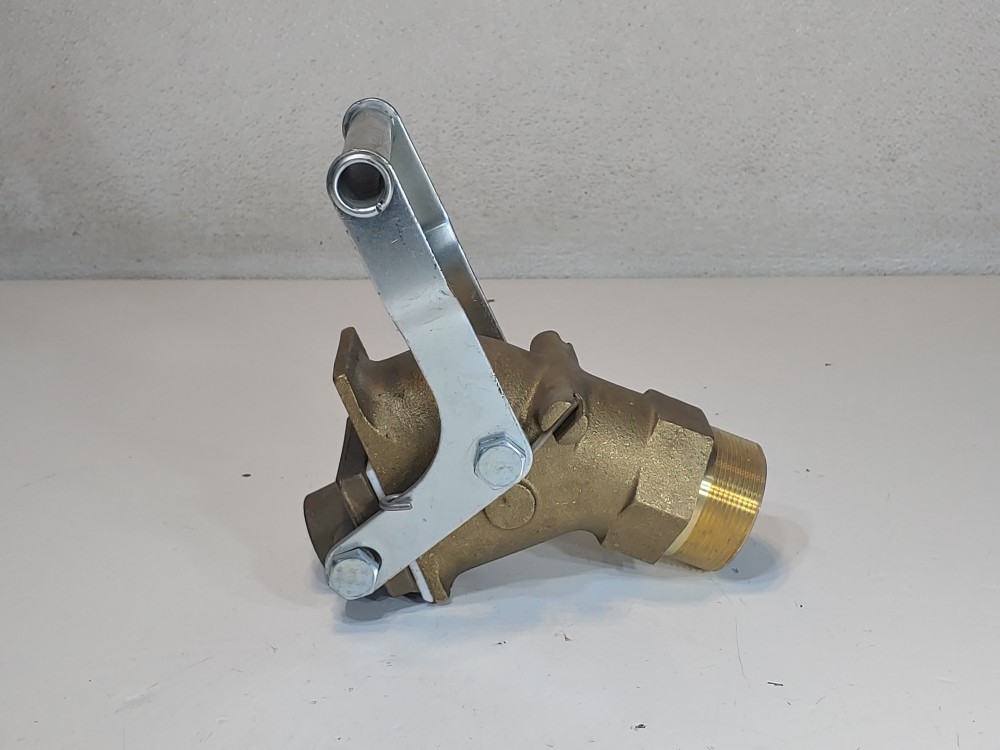 Wesco Self Closing Heavy Duty Brass Gate Valve 2" NPT
