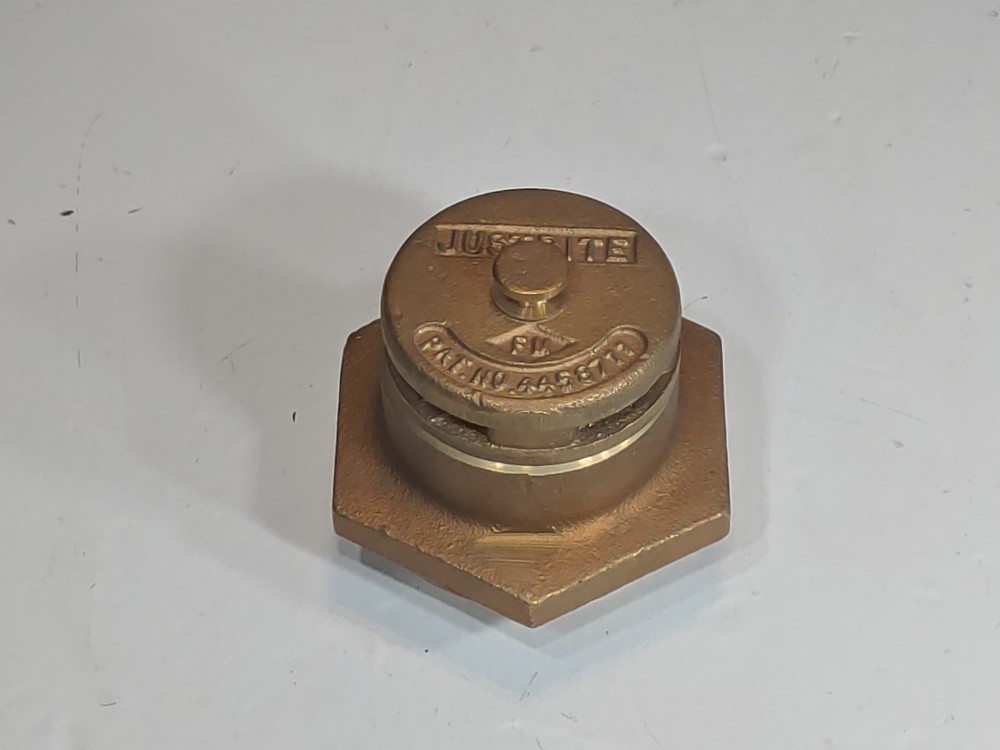 Justrite 2" Brass Safety Drum Vent