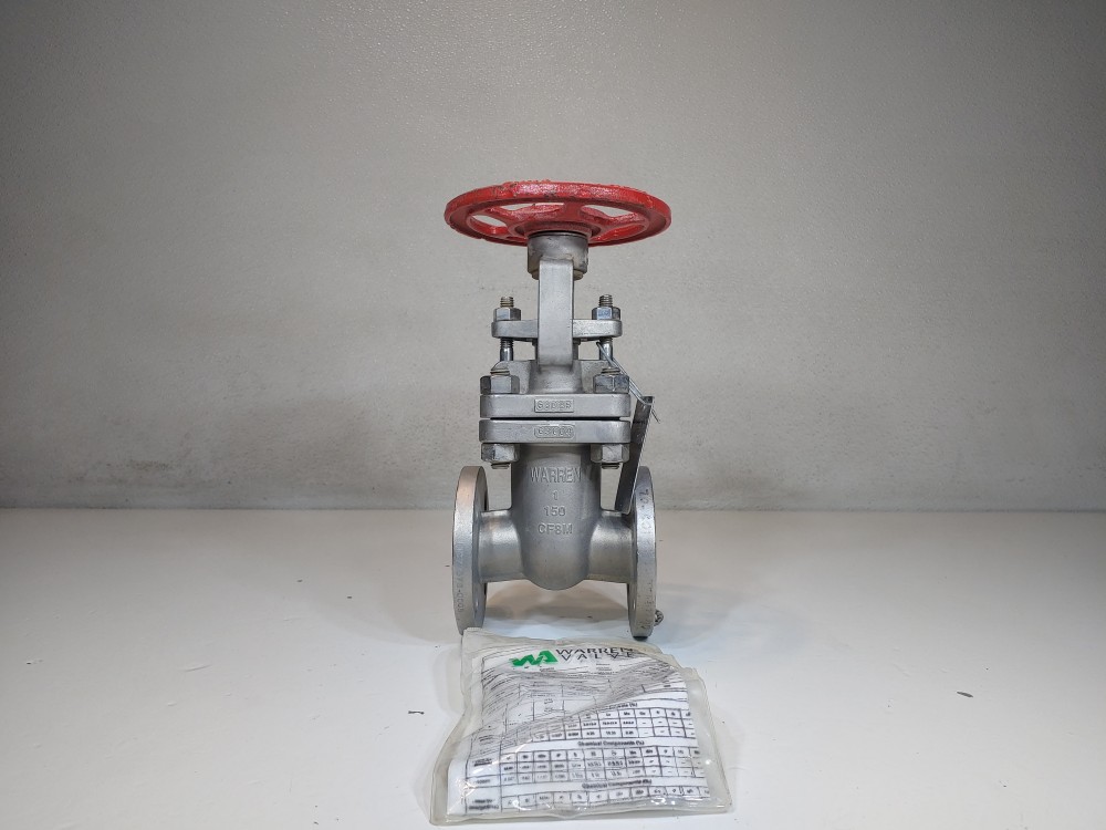 Warren 1" 150# CF8M Gate Valve Figure 1156-12N-624-SSBCL1
