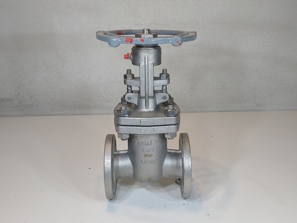 Warren 1-1/2" 150# CF8M Gate Valve Figure 1156-12N-624