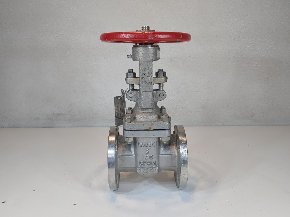 Warren 2" 150# RF CF8M Gate Valve Fig: 1156-12N-624-SSBCL1