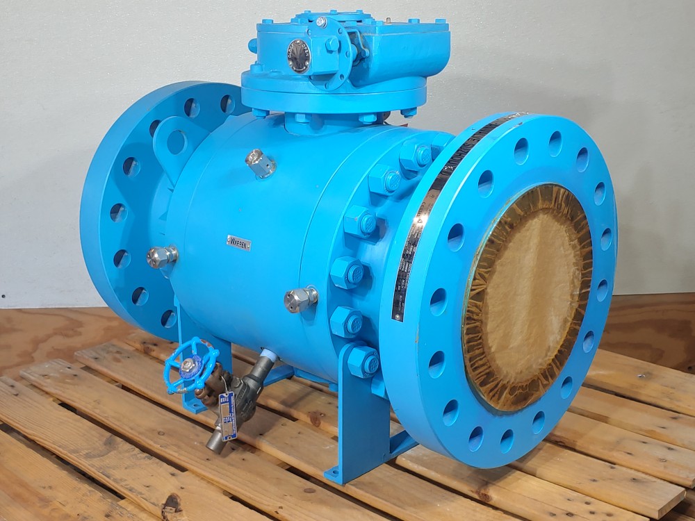 Warren Ponhan 10 "X 8" 600# RF Trunnion Ball Valve A105 Fig#: 5605-T35DHRG