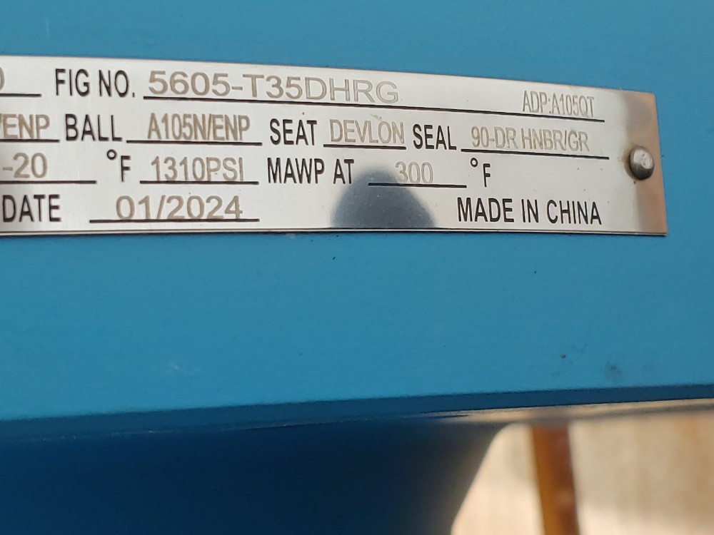 Warren Ponhan 10 "X 8" 600# RF Trunnion Ball Valve A105 Fig#: 5605-T35DHRG