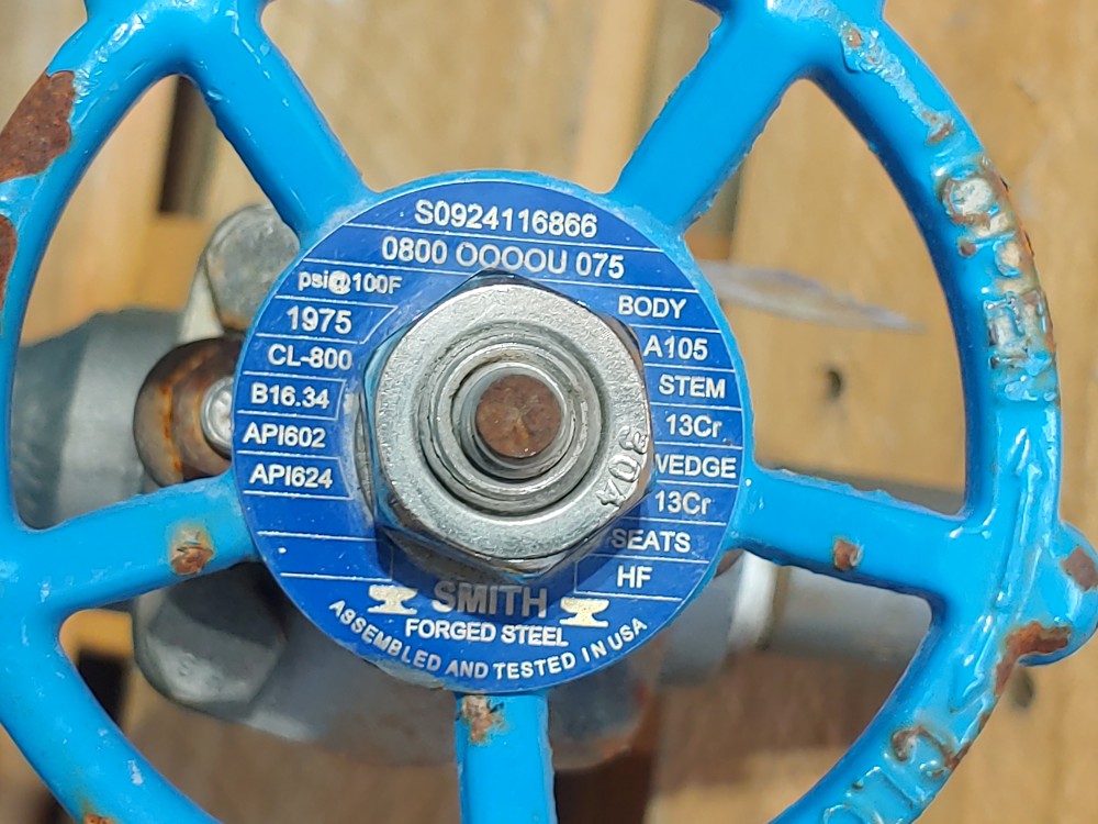 Warren Ponhan 10 "X 8" 600# RF Trunnion Ball Valve A105 Fig#: 5605-T35DHRG
