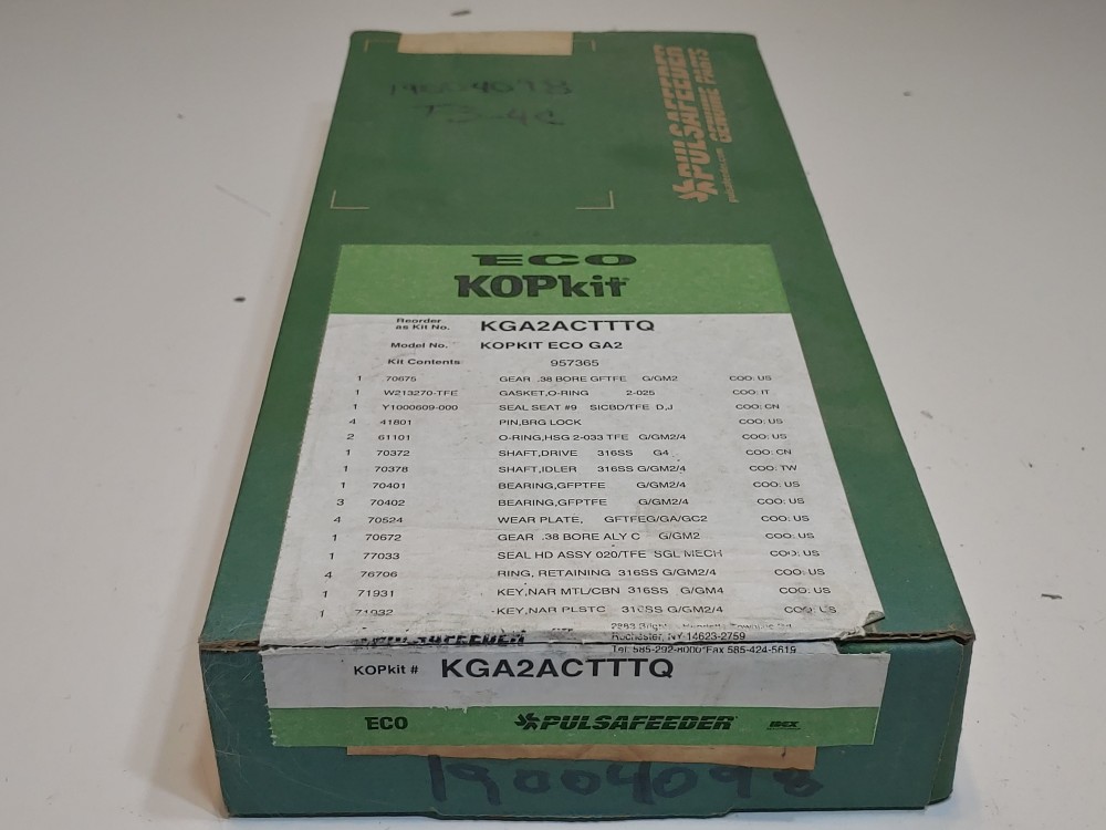 Pulsafeeder ECO KOPkit Model #KOPKIT ECO GA2 / KGA2ACTTTQ