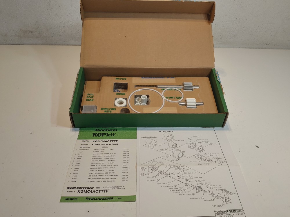 Pulsafeeder Isochem KOPkit Model# KOPKIT ISOCHEM GMC4 / KGMC4ACTTTF