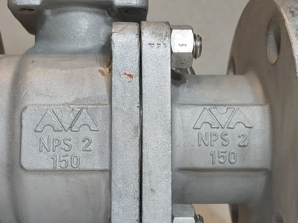 MicroFinish 84F2 Valves 2" 150# RF 2 PC Ball Valve Full Port w/ No Handle