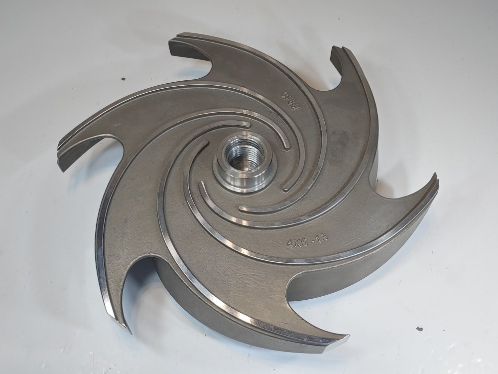 Goulds 3196LT 6 Vane CF8M  4" X 6"-13" Impeller 