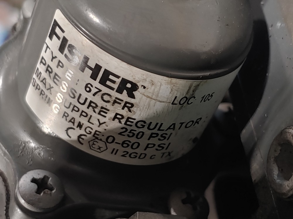 Fisher GX 4" 150# Actuated Control Valve w/ Fieldvue DVC6200 