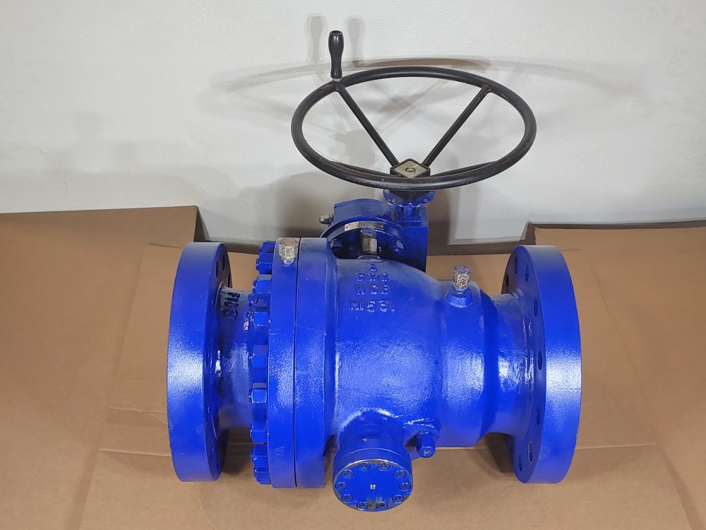 Chem Oil 8" 600# Trunnion Gear Operated Flanged Ball Valve 8CFACS2F2-60#/6D