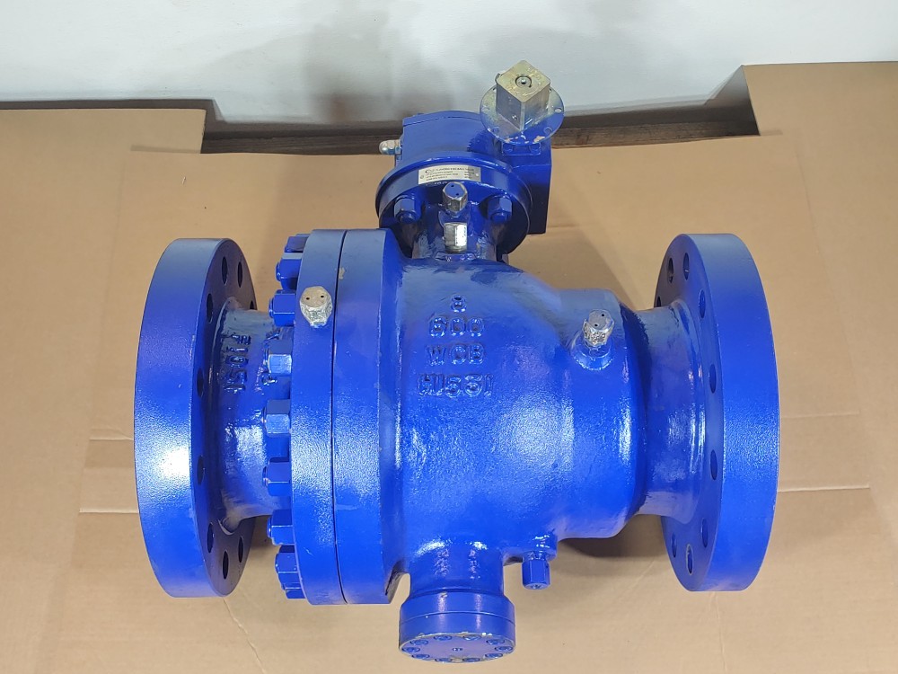 Chem Oil 8" 600# Trunnion Gear Operated Flanged Ball Valve 8CFACS2F2-60#/6D