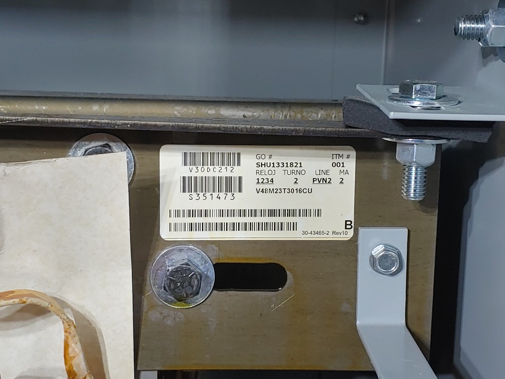 Eaton V48M23T3016CU Dry Type Distribution Transformer 