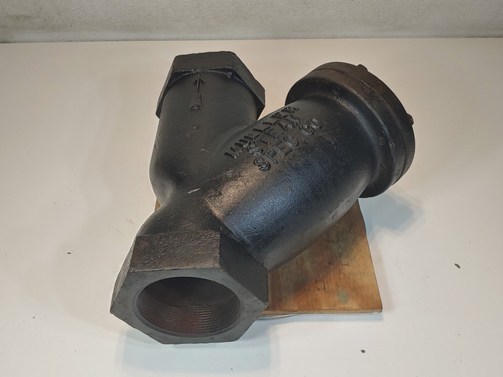 Mueller 4" Steam Specialty WYE Strainer - Class 250 SWP 