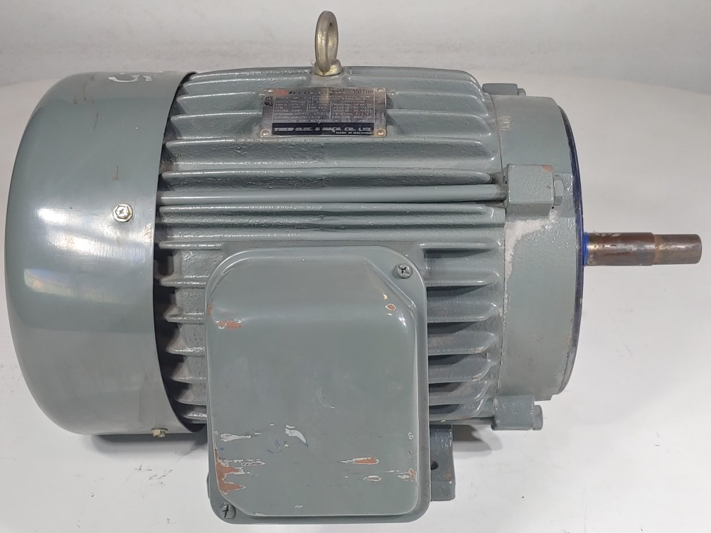 TECO Westinghouse 7.5, 3 Phase Electric Motor 3470 RPM Type AEEAJM