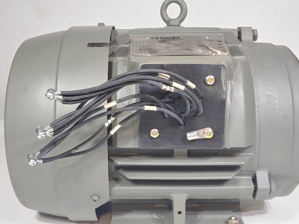 Toshiba 7.5HP High Efficiency Epact-CT 3 Ø  Induction Motor Y754FTSA22A-P