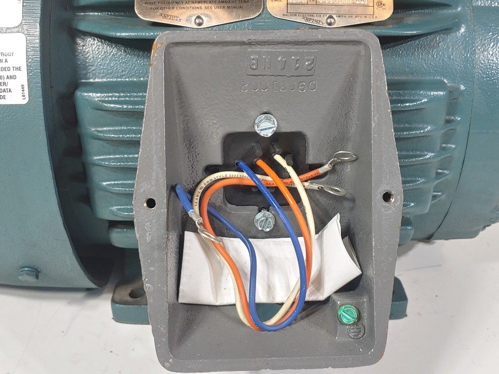 Baldor Reliance 7.5 HP Super-E Severe Duty 841XL 1765 RPM Motor ECP83770T-4