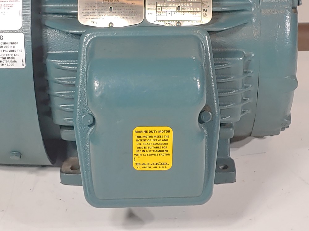 Baldor Reliance 7.5 HP Super-E Severe Duty 841XL 1765 RPM Motor ECP83770T-4