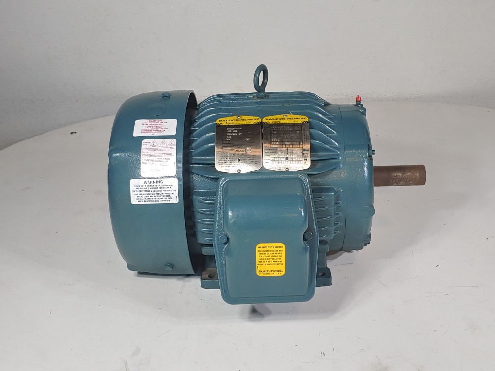 Baldor Reliance 7.5 HP Super-E Severe Duty 841XL 1765 RPM Motor ECP83770T-4
